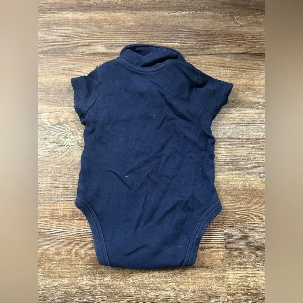 Carter’s Blue Little Mate Anchor Baby Boy Onesie Size 3M